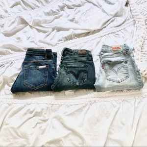 Levi’s Sass Bide Women’s Skinny Blue Jeans Lot 24”